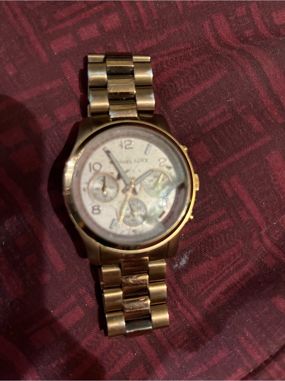 Michael Kors Rose Gold Stainless Steel Bracelet Watch